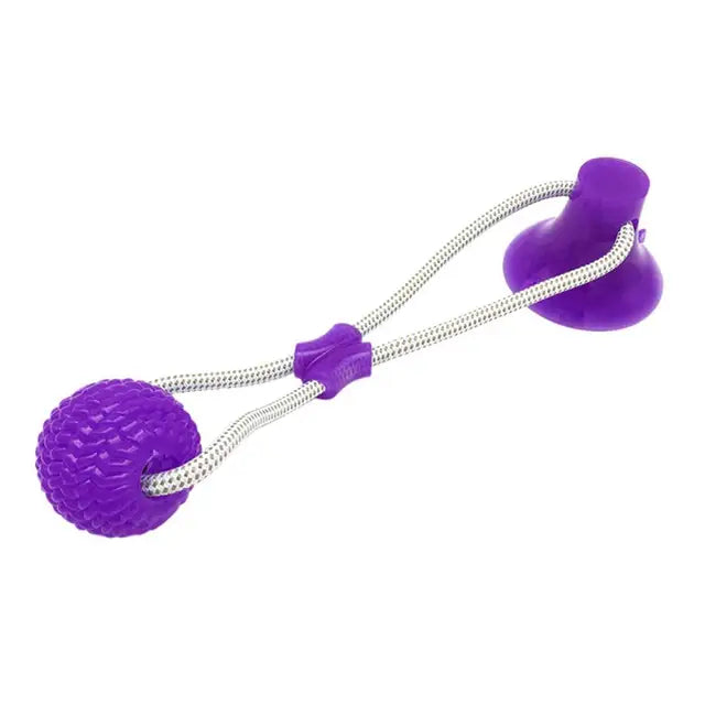 TugTails Suction Ball Interactive Dog Toy