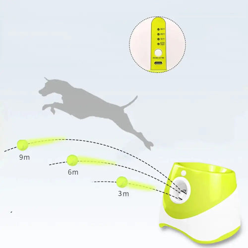 PawJet Automatic Tennis Ball Launcher