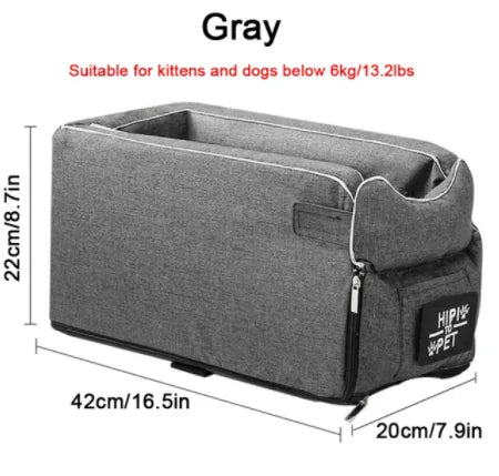 Luxe Dog Console Car Seat