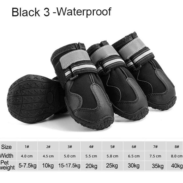 PawTrekker Boots β Set of 4