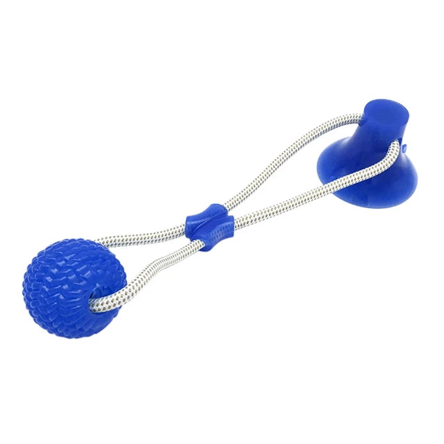 TugTails Suction Ball Interactive Dog Toy