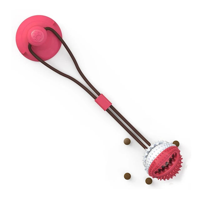 TugTails Suction Ball Interactive Dog Toy