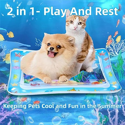 Cool Splash Inflatable Water Mat for Pets