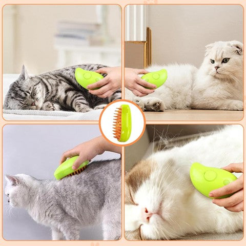 3-in-1 Electric Spray Cat Hair Brush
