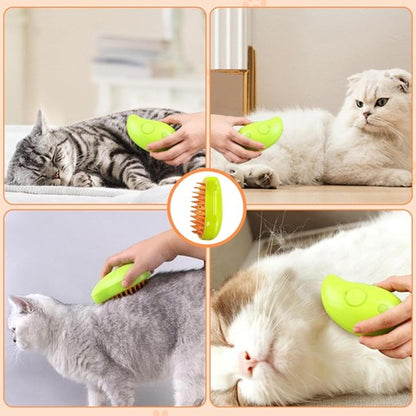 3-in-1 Electric Spray Cat Hair Brush
