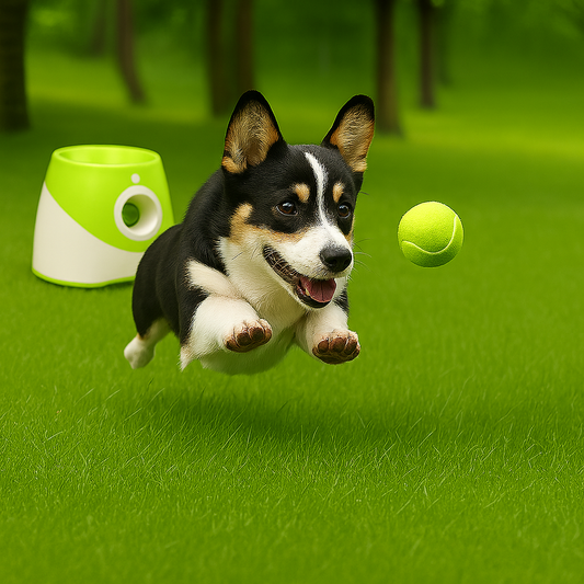 PawJet Automatic Tennis Ball Launcher