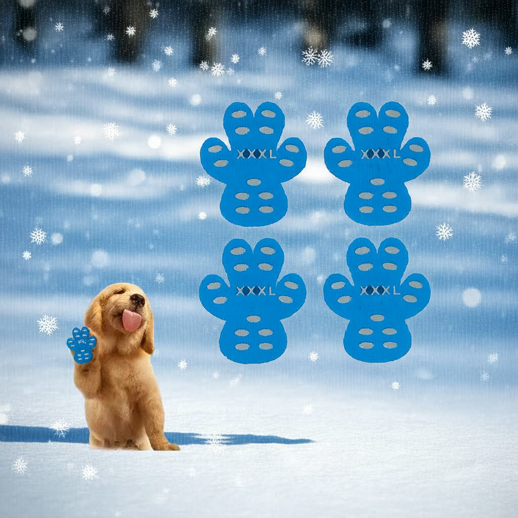 Close-up of Dog Anti-Slip Pads demonstrating the waterproof and self-adhesive qualities that make them perfect anti-slip dog pads.