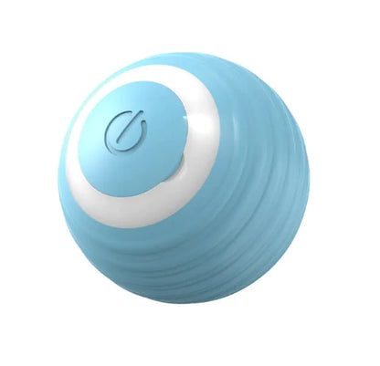 Interactive Bouncing Ball in action, a perfect interactive pet toy for keeping pets entertained.